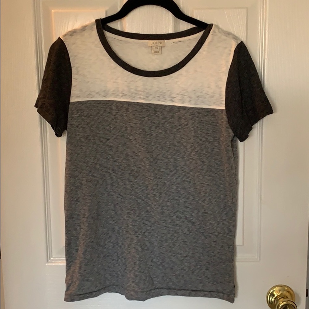 EUC J. Crew colorblock T-shirt